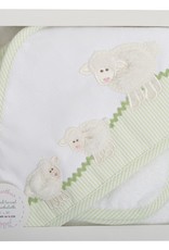3 Marthas 3M Boxed Hooded Towel Set White Lamb