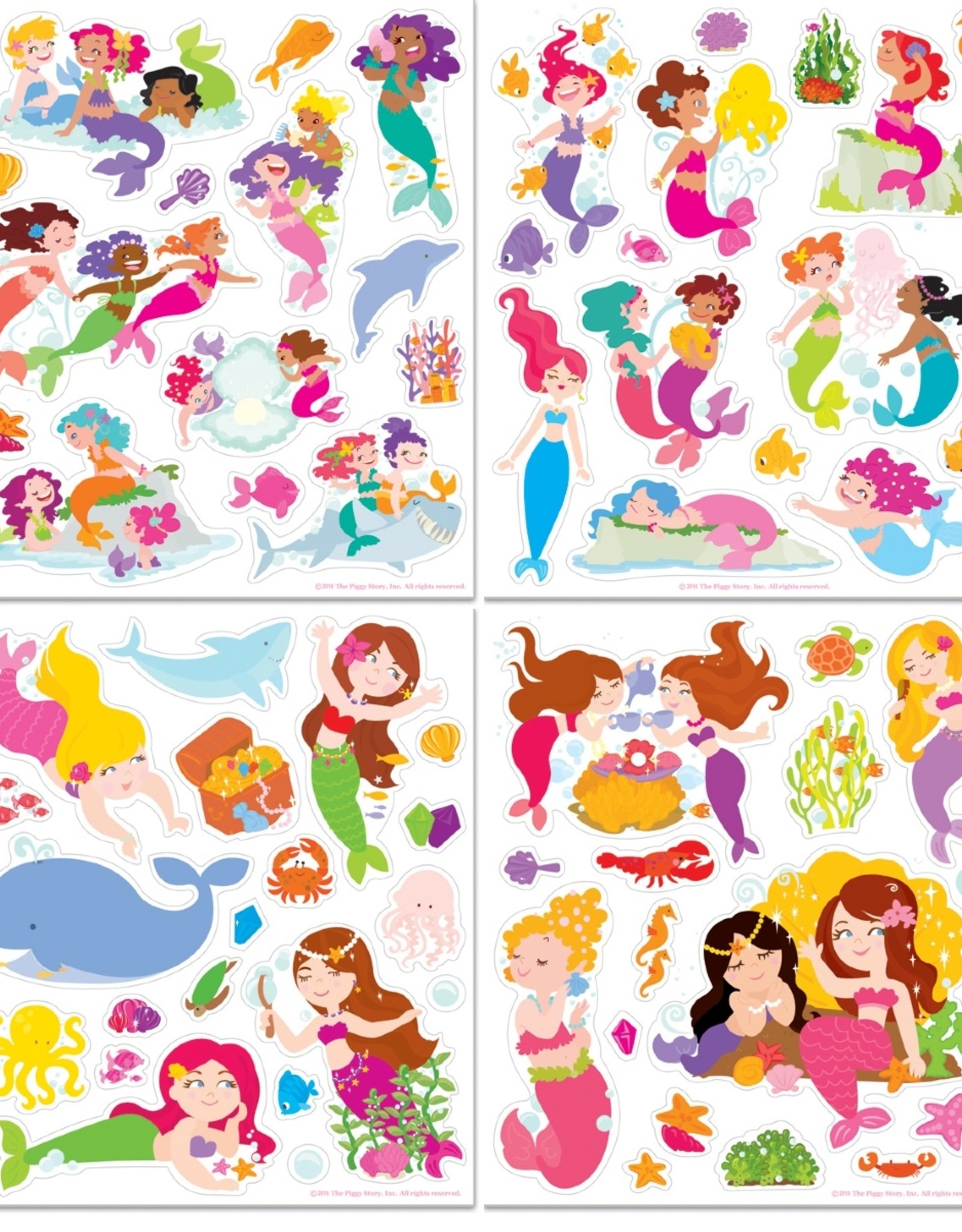 Mermaid Reusable Sticker Tote