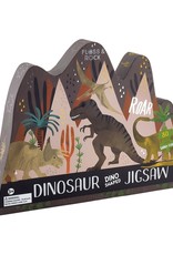 Floss and Rock 80pc "Dino" shaped Puzzle
