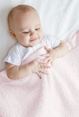 Little Giraffe CHBKT Chenille Blanket Pink