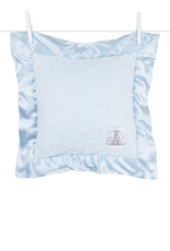 Little Giraffe CHPLW Chenille Pillow Blue