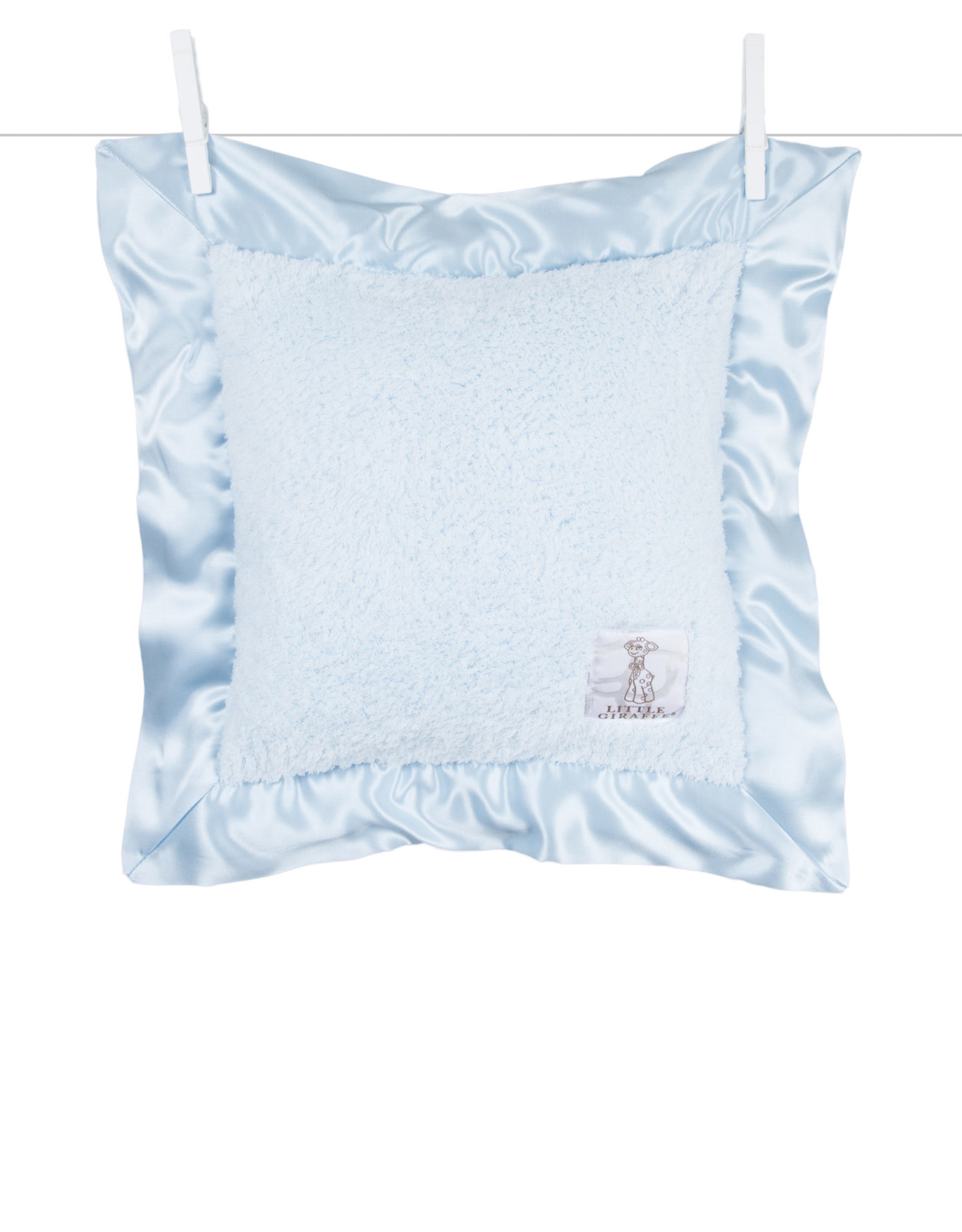 Little Giraffe CHPLW Chenille Pillow Blue