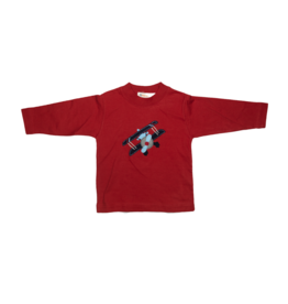 Luigi Shirt Red Biplane