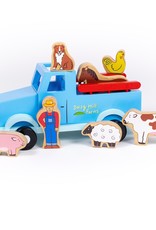 Jack Rabbit Creations Down on the Farm Magnetic Truck