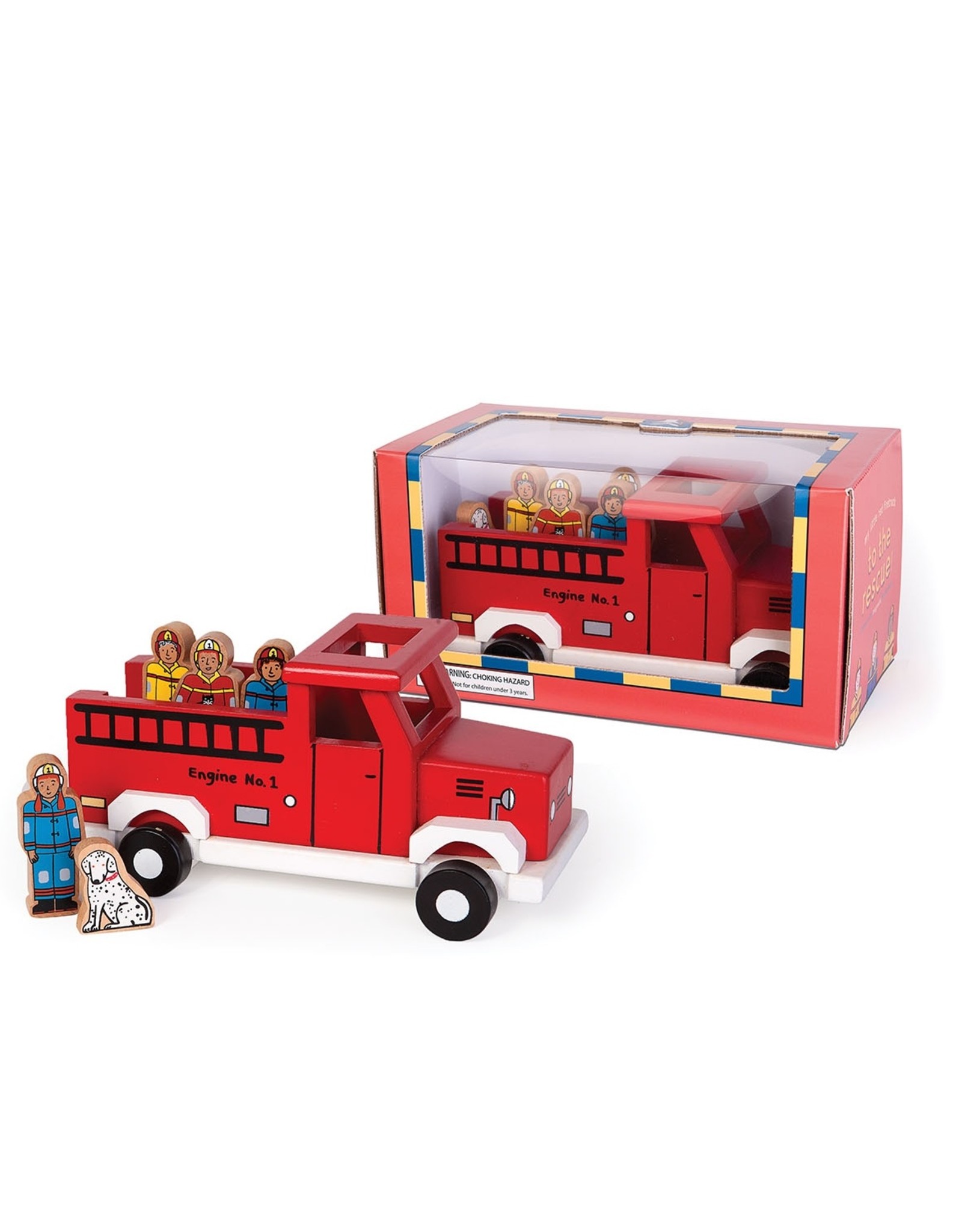 Jack Rabbit Creations To the Rescue Magnetic Fire Truck