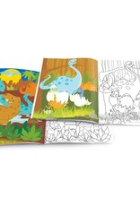 The Piggy Story Dinosaur World Dry Erase Coloring Book
