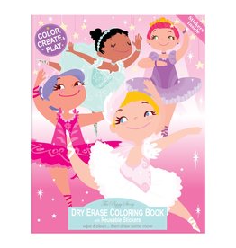 The Piggy Story Pretty Ballerina Dry Erase Coloring Book