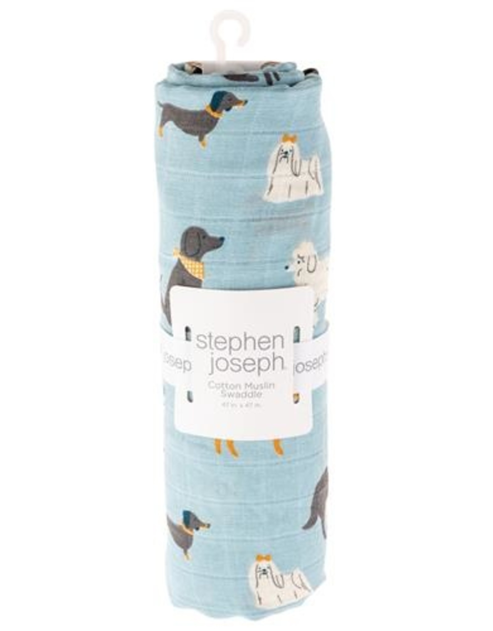 Stephen Joseph SJ Dog Muslin Blanket