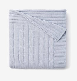 Elegant Baby Classic Cable Blanket Blue