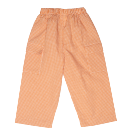 Banana Split Orange Gingham Pant