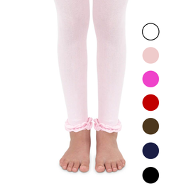 Jefferies Ruffle Footless Tights