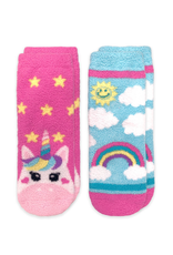 Jefferies 2895 Unicorn Fuzzy Sock 2-Pack