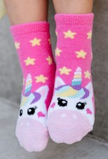 Jefferies 2895 Unicorn Fuzzy Sock 2-Pack