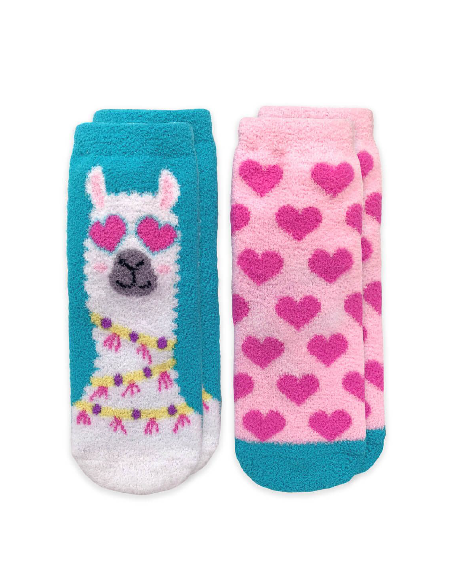 Jefferies 2896 Llama Fuzzy Sock 2-Pack