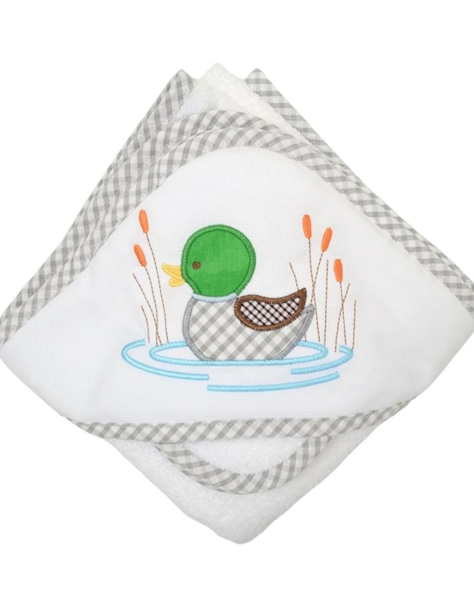 3 Marthas 3M Boxed Hooded Towel Set Mallard