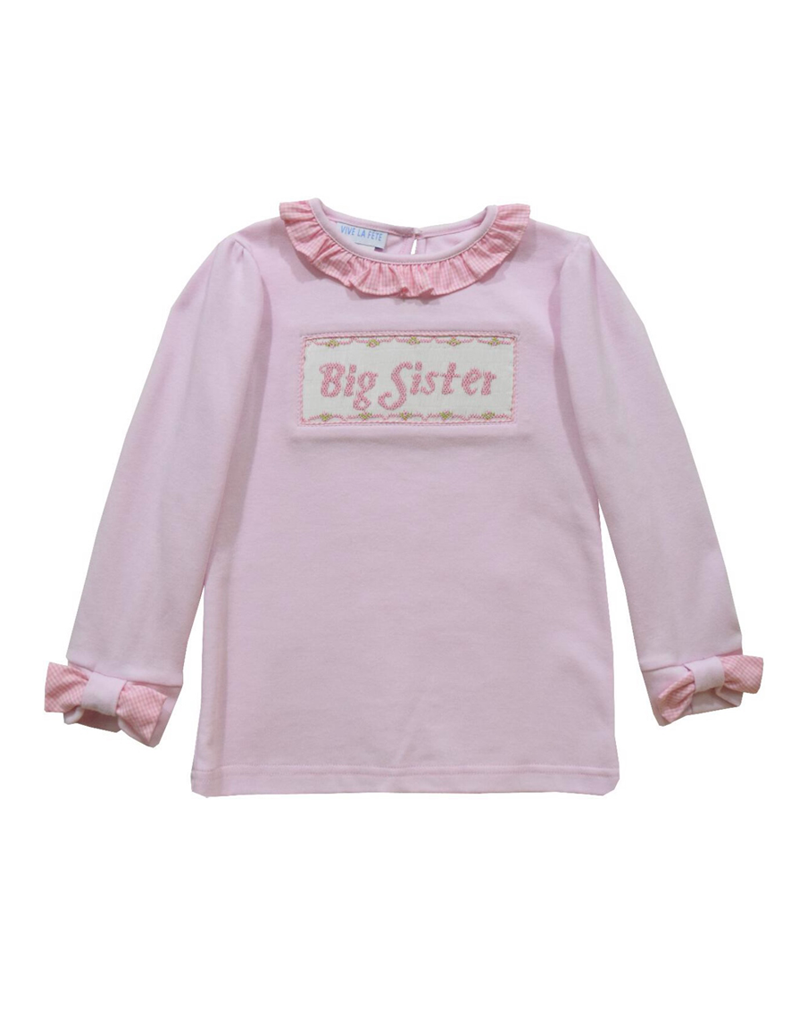 Vive la Fete Girl Birthday Smocked Shirt - Spoiled Sweet Boutique