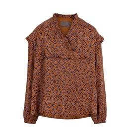 Creamie Rust Leaf Blouse