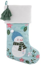 Stephen Joseph SJ Embroidered Christmas Stocking Snowman