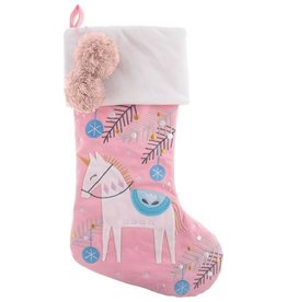 Stephen Joseph Embroidered Christmas Stocking Unicorn