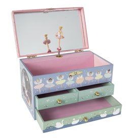 Floss and Rock Enchanted Musical Jewelry Box w/Drawers