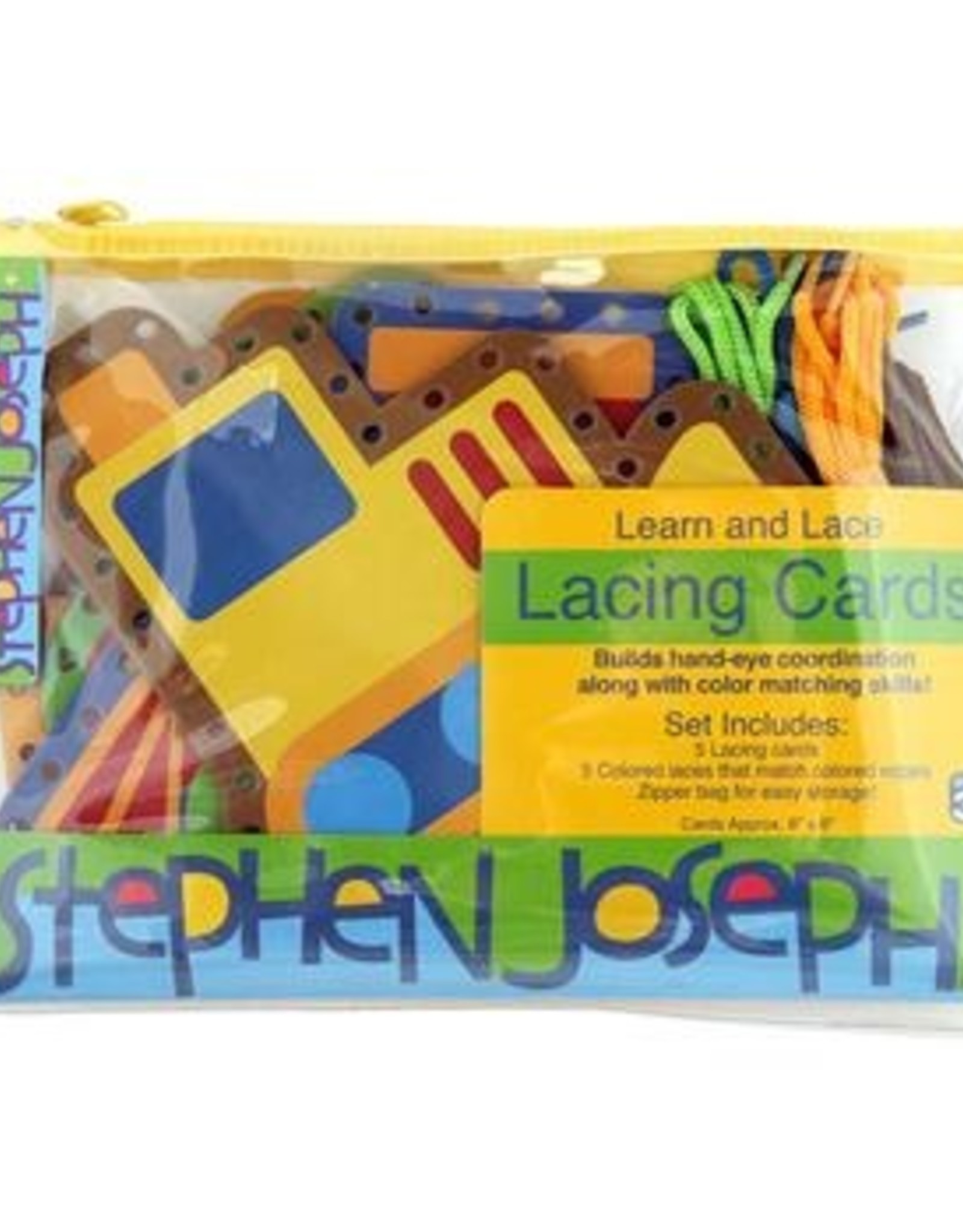 Stephen Joseph Lacing Cards Transportation