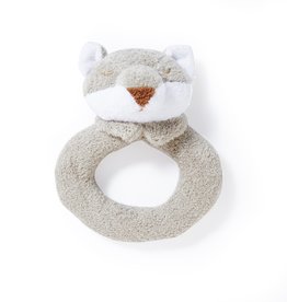 Angel Dear Ring Rattle Grey Fox