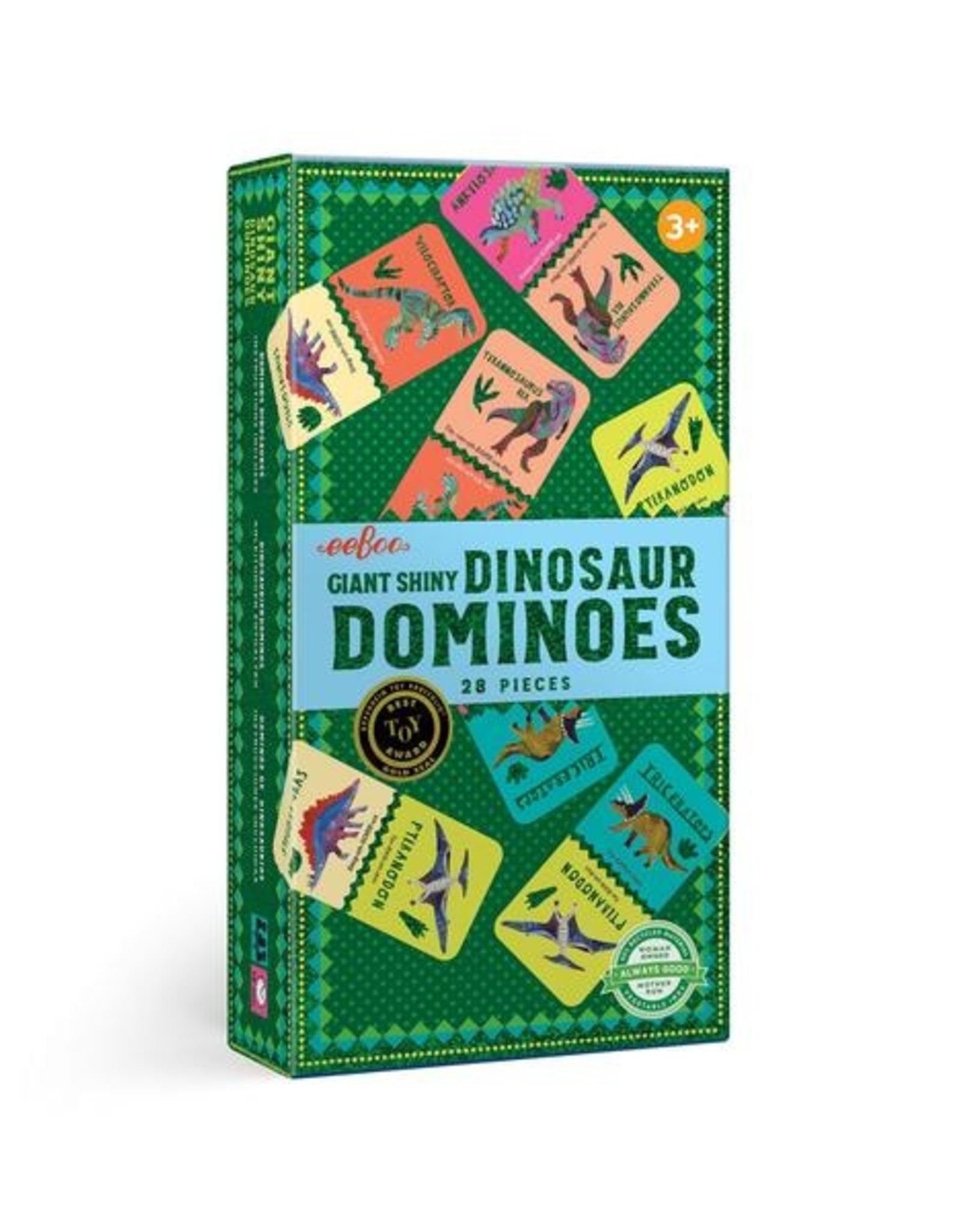 Eeboo Shiny Dinosaur Dominoes