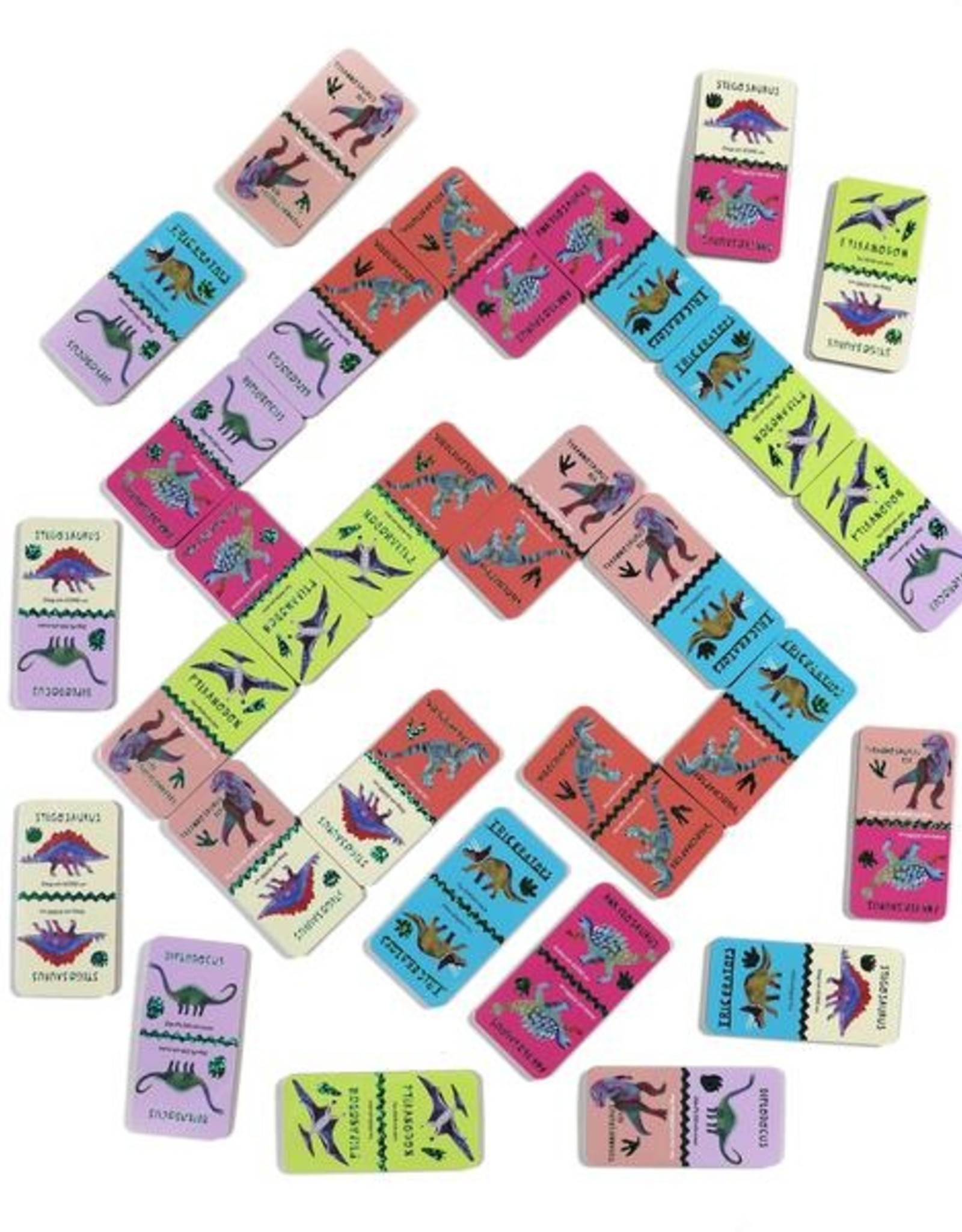 Eeboo Shiny Dinosaur Dominoes