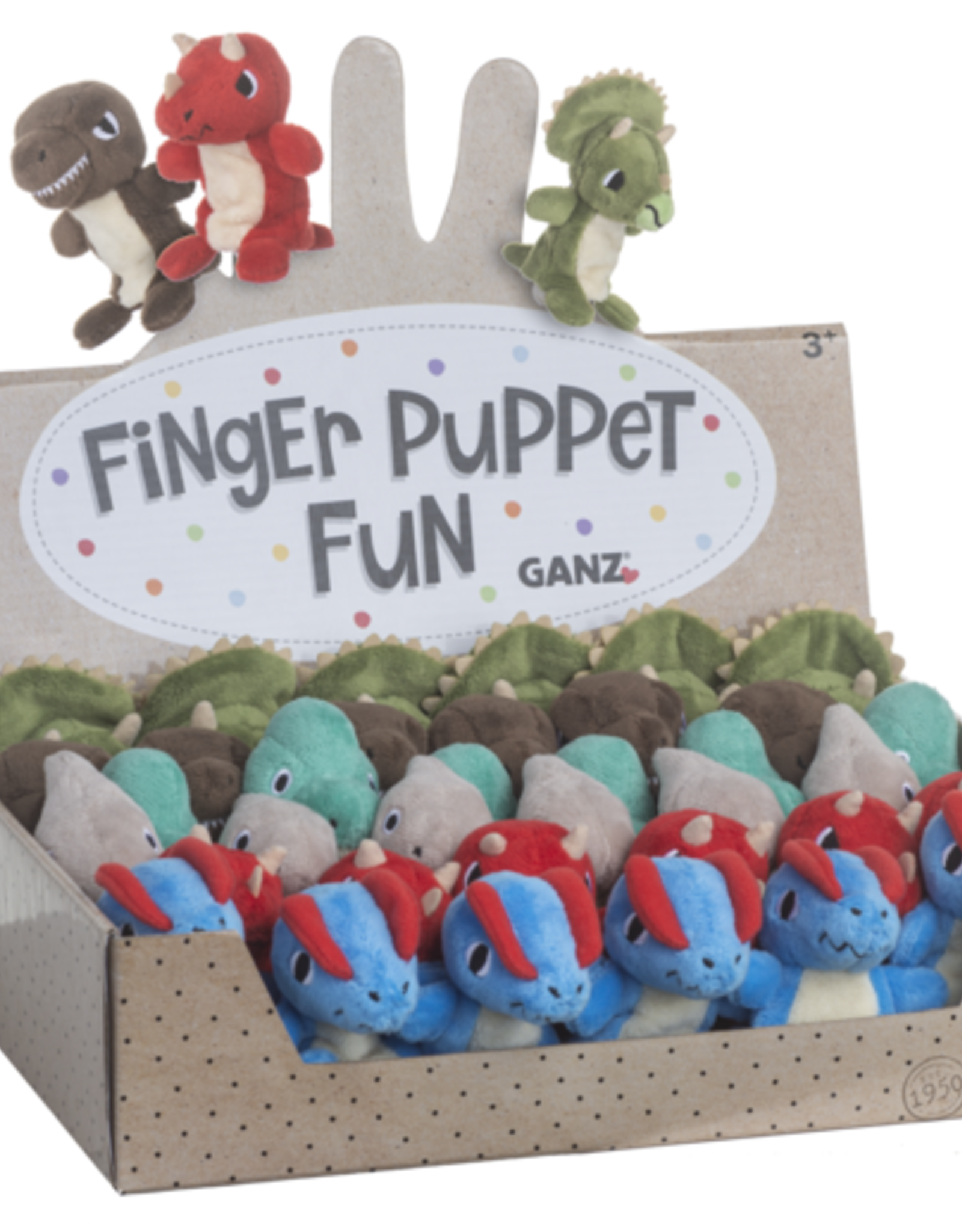 Ganz H14885 4"  Dinosaur Finger Puppet