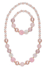 GreatPretenders 86109 Pinky Pearl Necklace & Bracelet Set