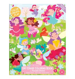 The Piggy Story Fairy Garden Dry Erase Coloring Book