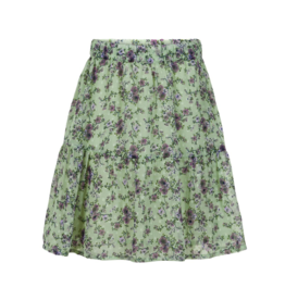Creamie Green Floral Skirt