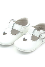 Angel by L'Amour 3528 Rosalie Heart T-Strap White