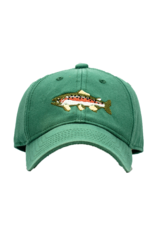 Harding Lane HL Embroidered Hat Moss Green Trout