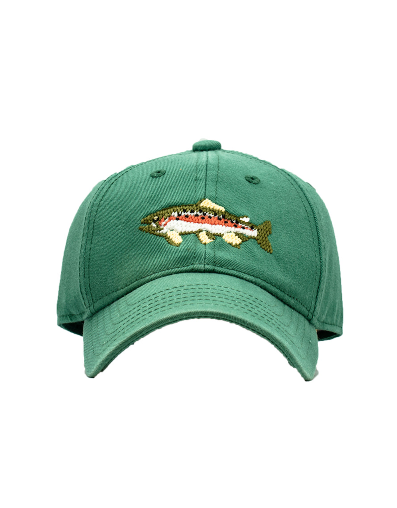 Harding Lane HL Embroidered Hat Moss Green Trout
