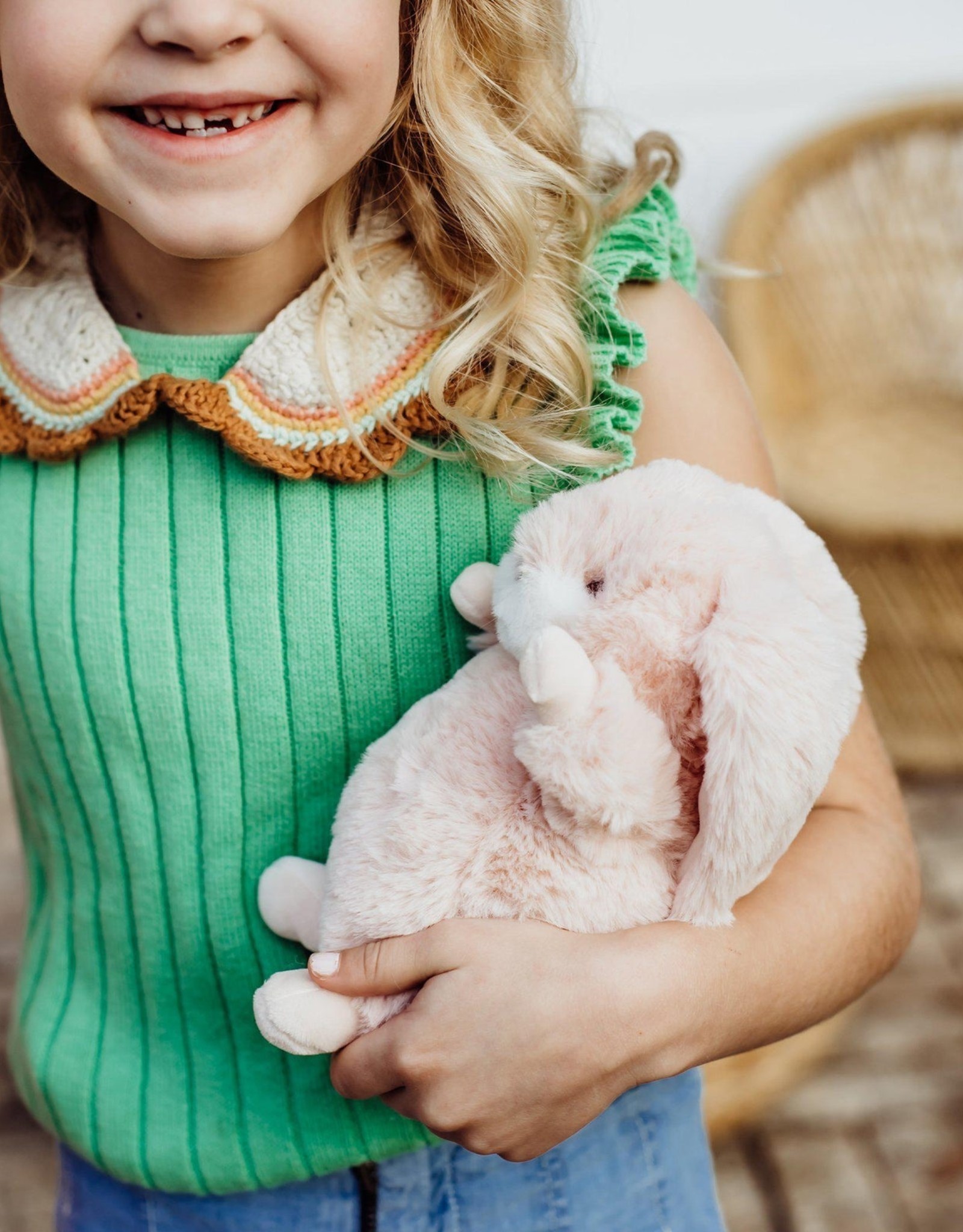 Bunnies By The Bay 100405 Tiny Nibble 8" pink