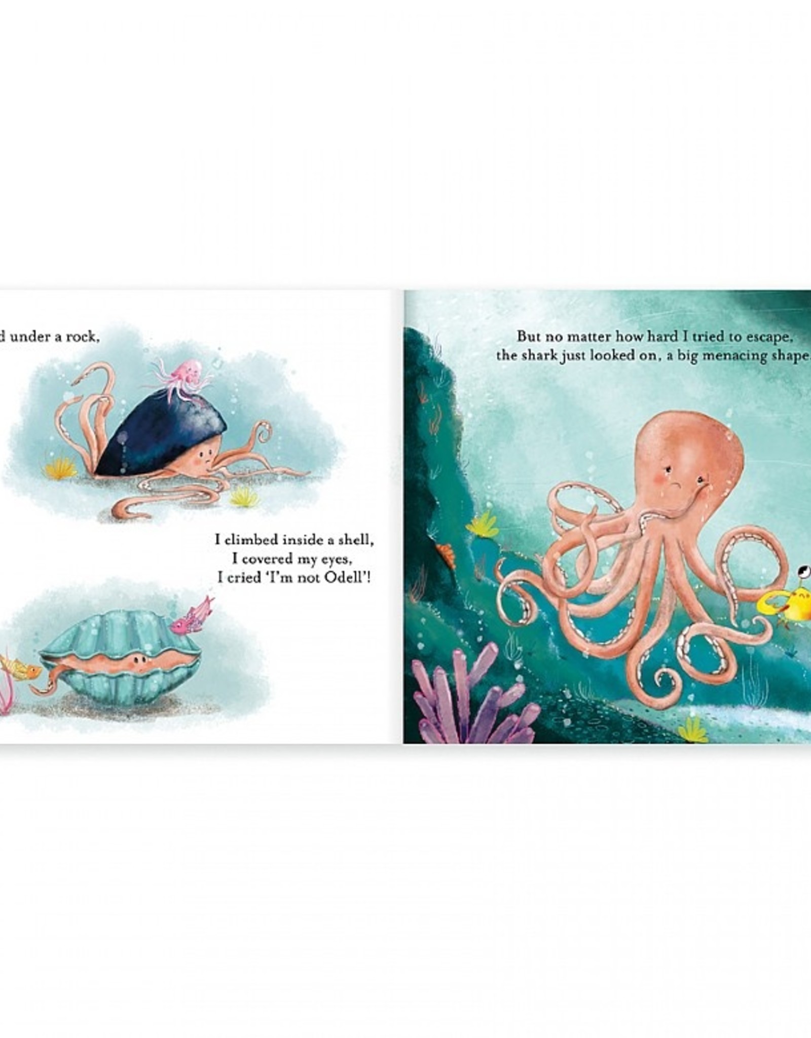 Jellycat The Fearless Octopus book