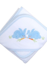 3 Marthas 3M Boxed Hooded Towel Set Blue Bunny