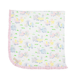TBBC Baby Buggy Blanket Windsor Club Carriage Palm Beach Pink TBBC Baby Buggy Blanket Windsor Club Carriage Palm Beach Pink