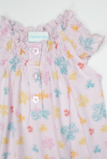 Feather Baby FBS22 Angel Sleeve Romper Doodle Floral