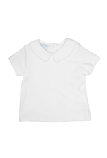Petit Bebe 457S White Knit Peter Pan Shirt