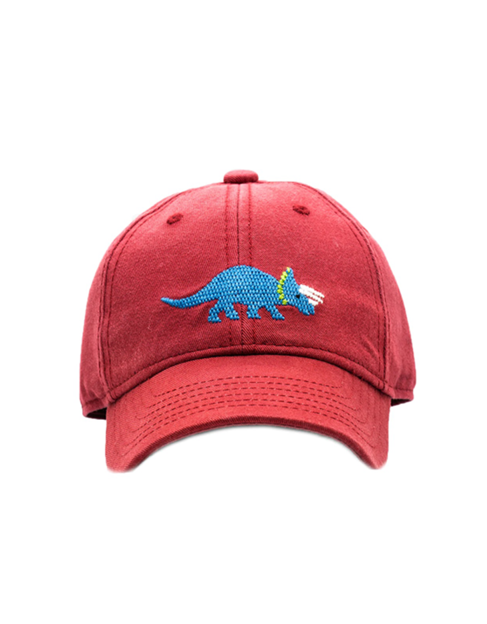 Harding Lane HL Embroidered Hat Weathered Red Triceratops