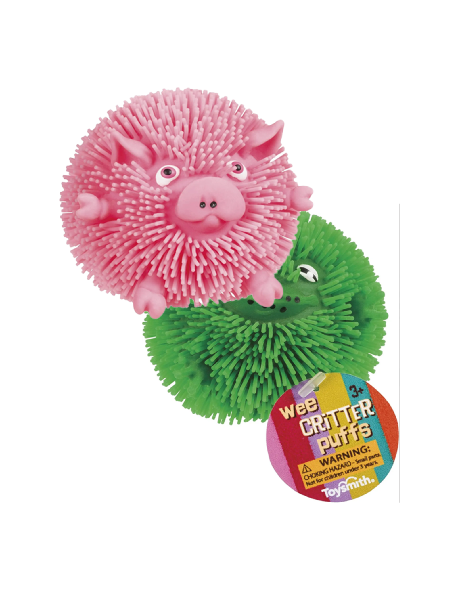 Toysmith Wee Critter Puff 2.5" Ball