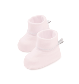 Kissy Kissy Booties pink/white one size