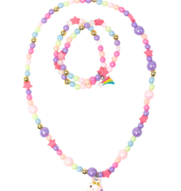 GreatPretenders Cheerful Starry Unicorn Necklace/Bracelet