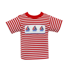 Anavini Boats Red Stripe Shirt