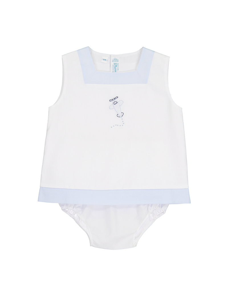 Feltman Brothers Airplane Diaper Set - Spoiled Sweet Boutique