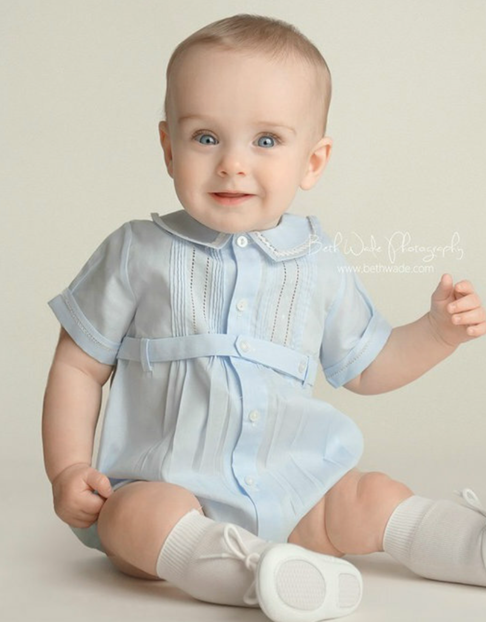 Feltman Brothers 23908F Ric Rac Button Belt Creeper Blue