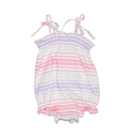 TBBC Rosey Romper Sea Grape Stripe TBBC Rosey Romper Sea Grape Stripe