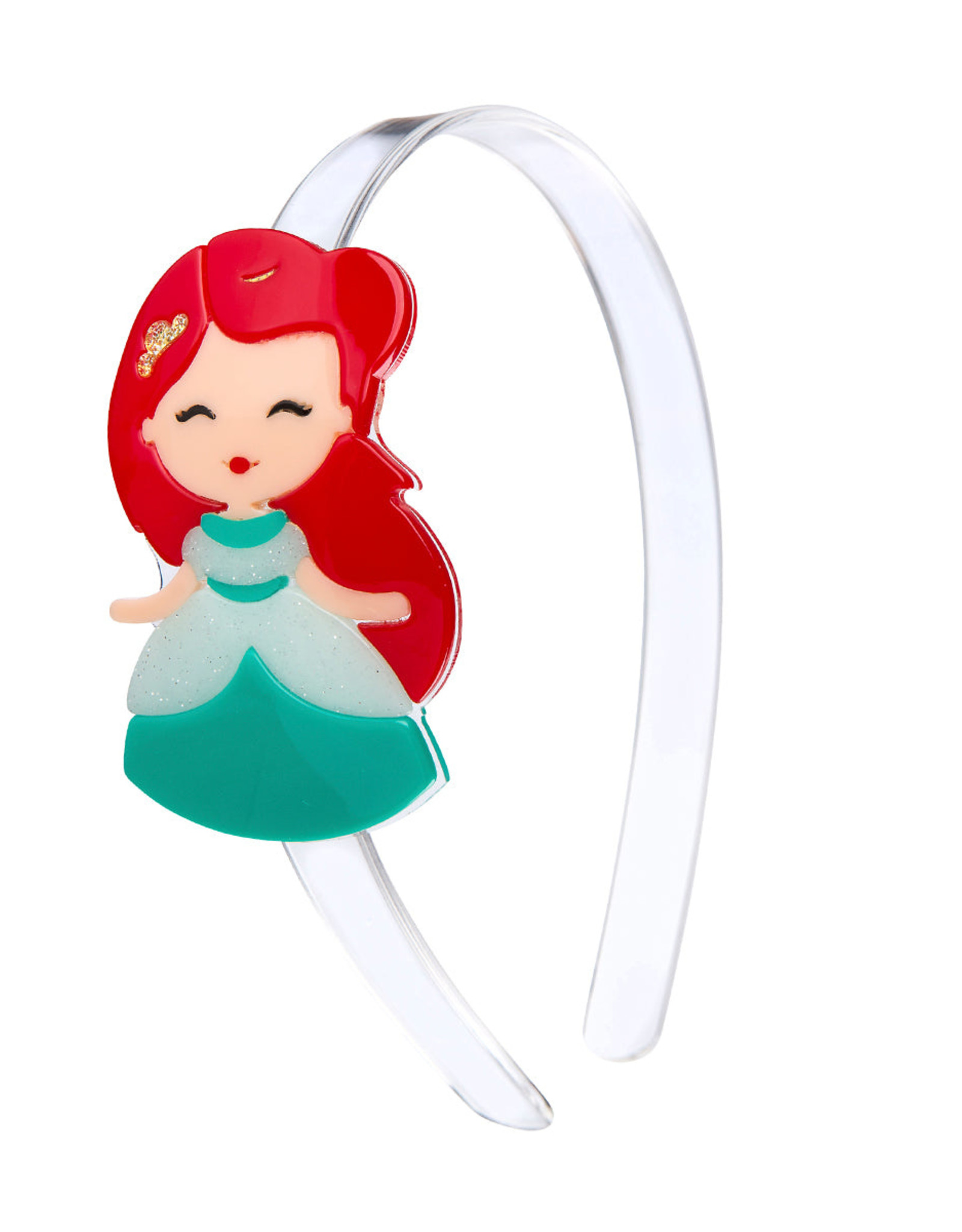 Lilies & Roses LR Headband Cute Doll Red Hair H078-2